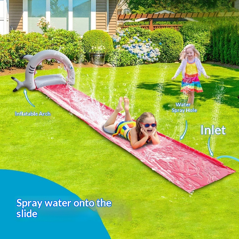 Kids Outdoor Water Toys - Çocuklar için Şişme Balina Su Kaydırağı