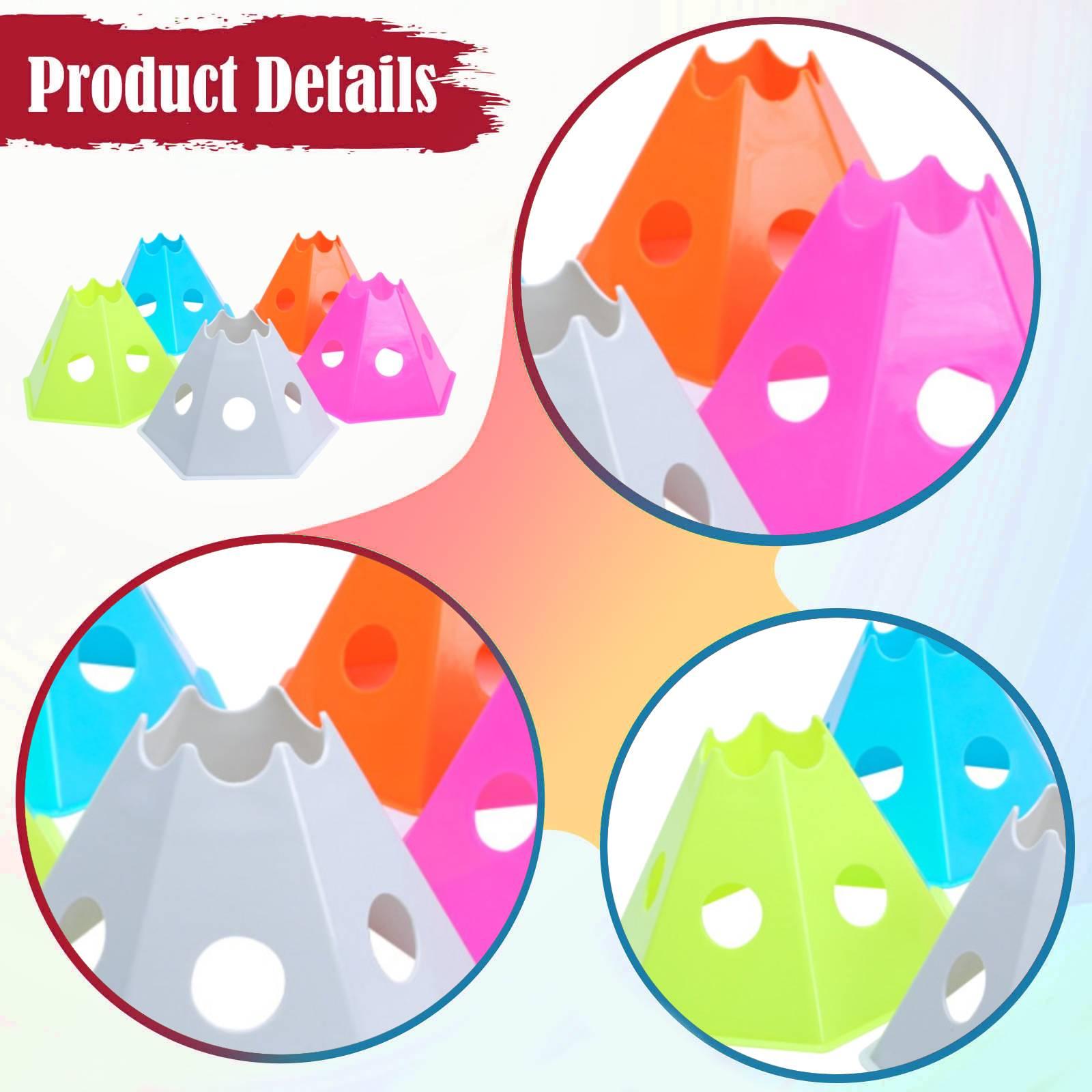 Kids Outdoor Obstacle Course Equipment - 5x Futbol Antrenman Konileri, Engel Parkuru