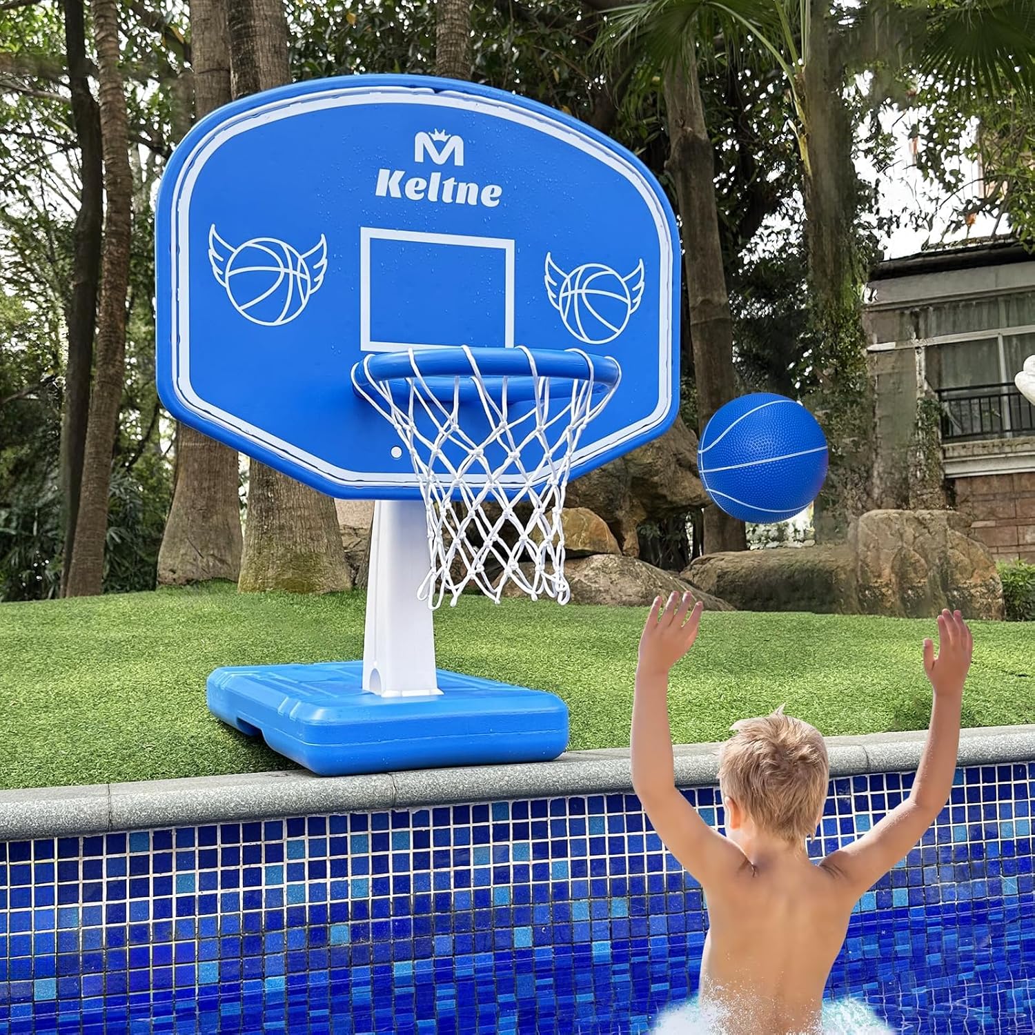 Kids Outdoor Fun - Genişletilmiş Sağlam Tabanlı Büyük Yüzme Havuzu