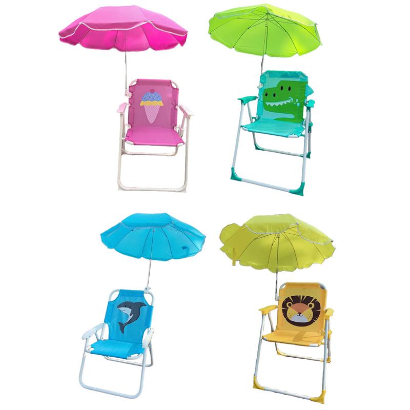 Kids Outdoor Umbrella Chair - Açık Şemsiye Katlanır Hafif ve Sağlam