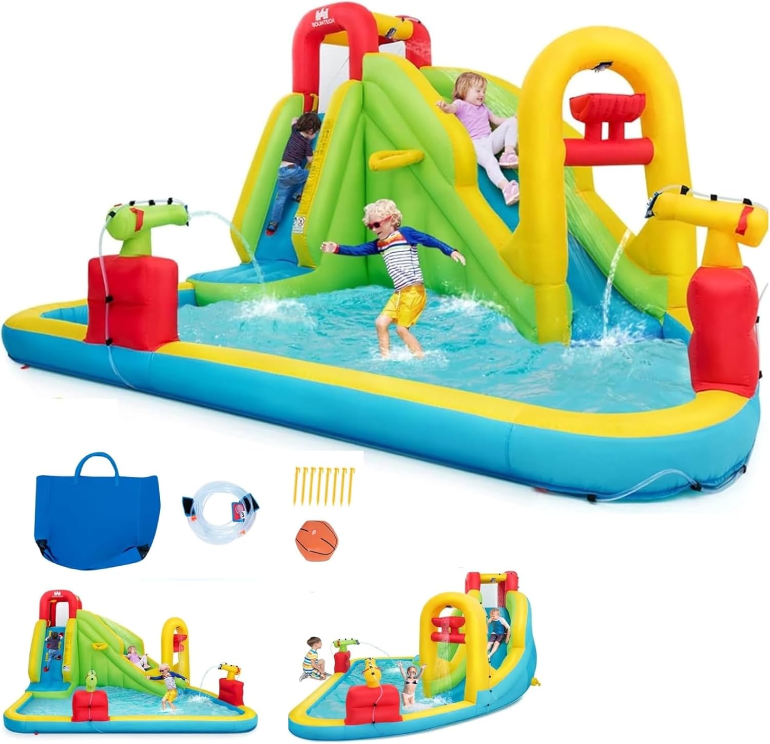 Kids Outdoor Fun - Çocuklar için Mega Şişme Su Parkı
