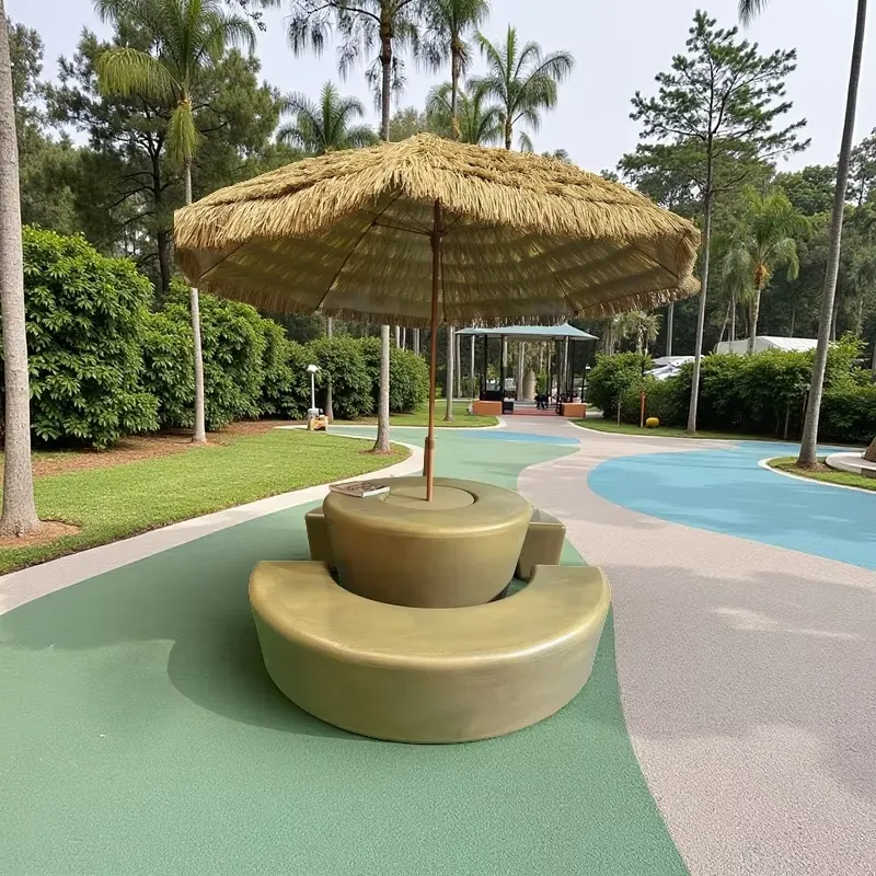 Kids Outdoor Umbrella For Table - Modern Dış Mekan Yuvarlak Masa ve