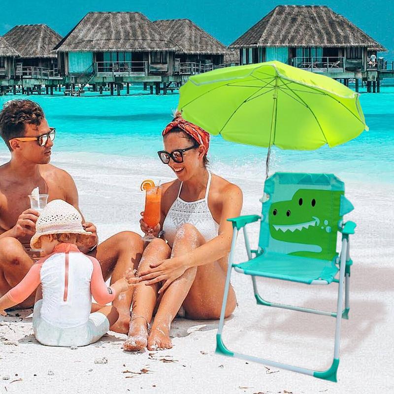 Kids Outdoor Umbrella Chair - Çocuklar Şemsiye Sandalye Plaj Kum Sandalyesi