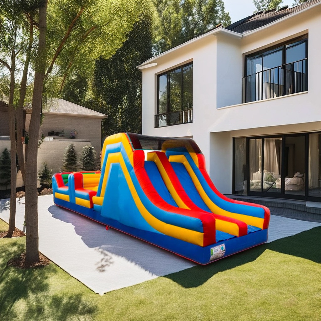 Dev Ticari Şişme Engel Parkuru - Kids Outdoor Obstacle Course Equipment incelemesi ve fiyatı