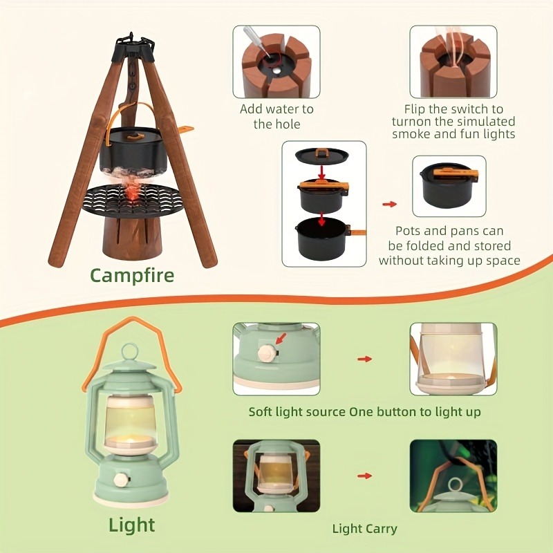 Çocuklar Kamp Seti Oyuncak Açı - Kids Outdoor Wendy House incelemesi ve fiyatı