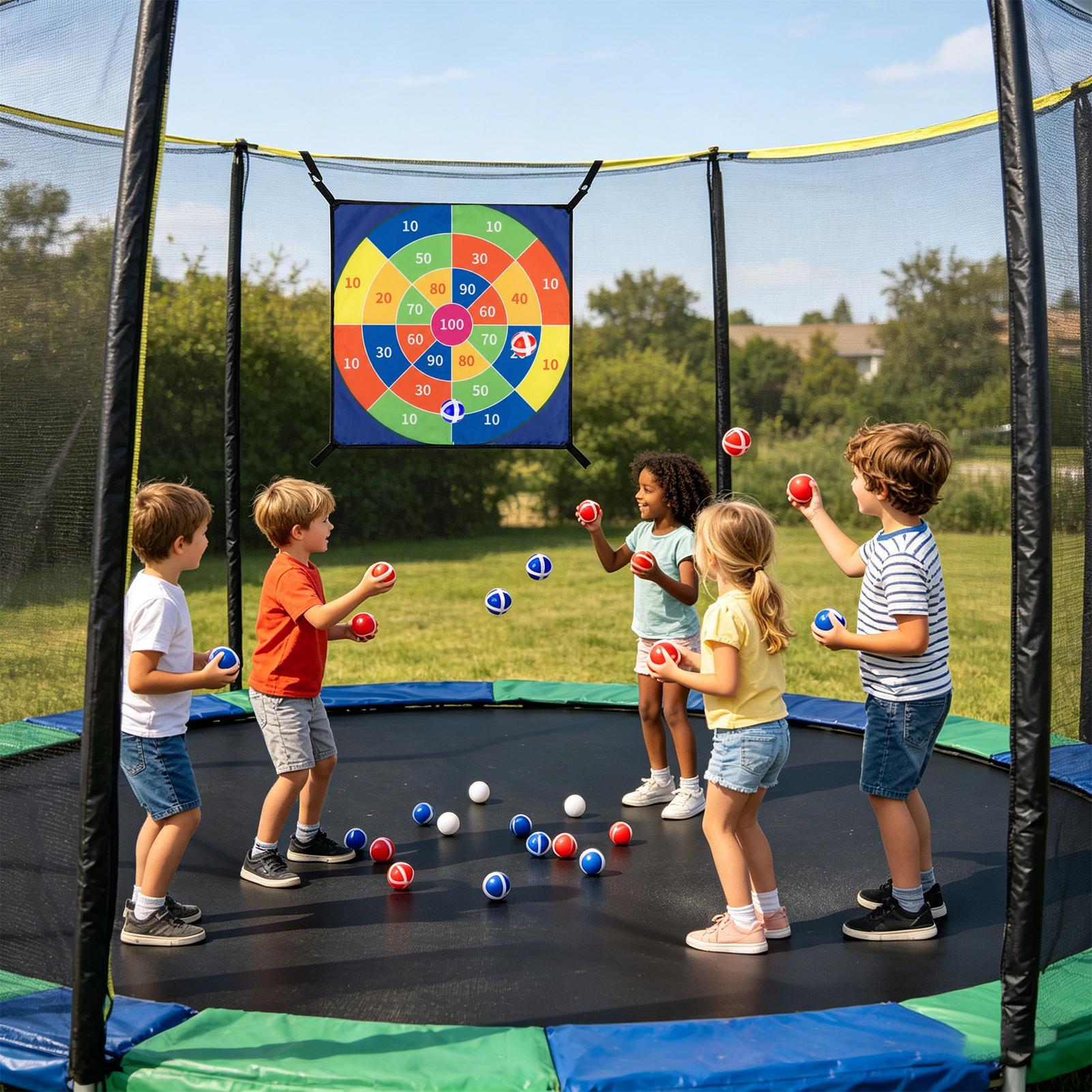 Trambolin Yapışkan Top Dart Ta - Kids Outdoor Trampoline incelemesi ve fiyatı