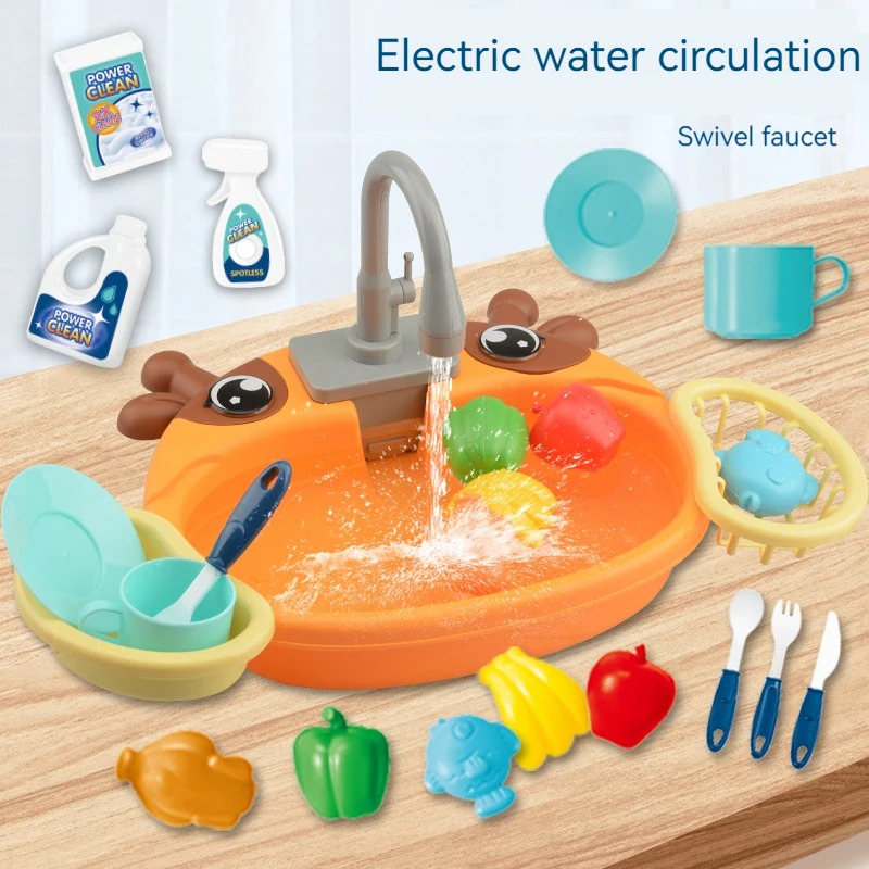 Elektrikli Dolaşan Suyu, Bulaş - Kids Outdoor Kitchen Set incelemesi ve fiyatı