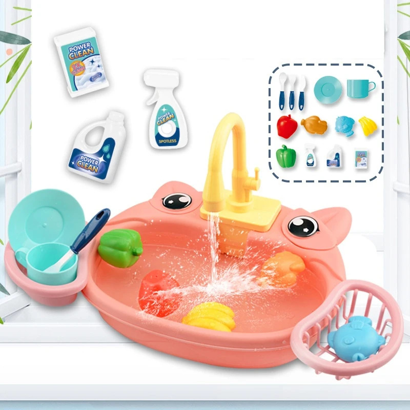 Elektrikli Dolaşan Suyu, Bulaş - Kids Outdoor Kitchen Set incelemesi ve fiyatı