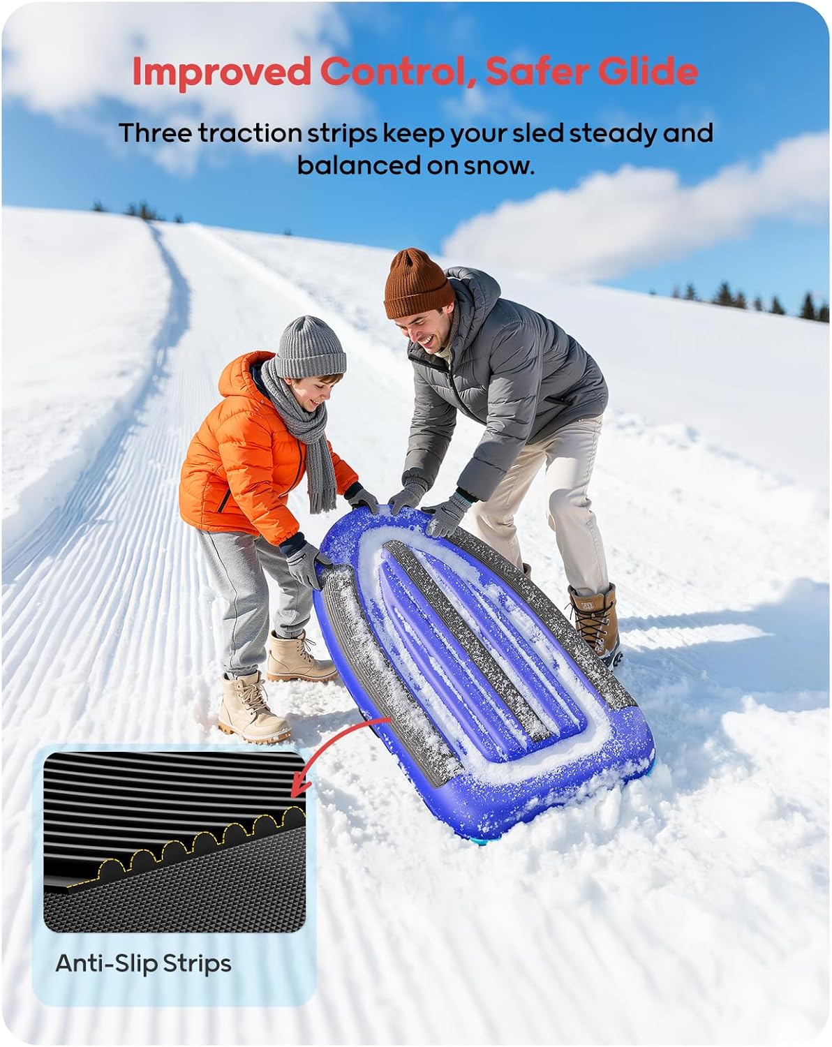 QPAU Şişme PVC Kar Kızakları A - Outdoor Toys For Kids incelemesi ve fiyatı