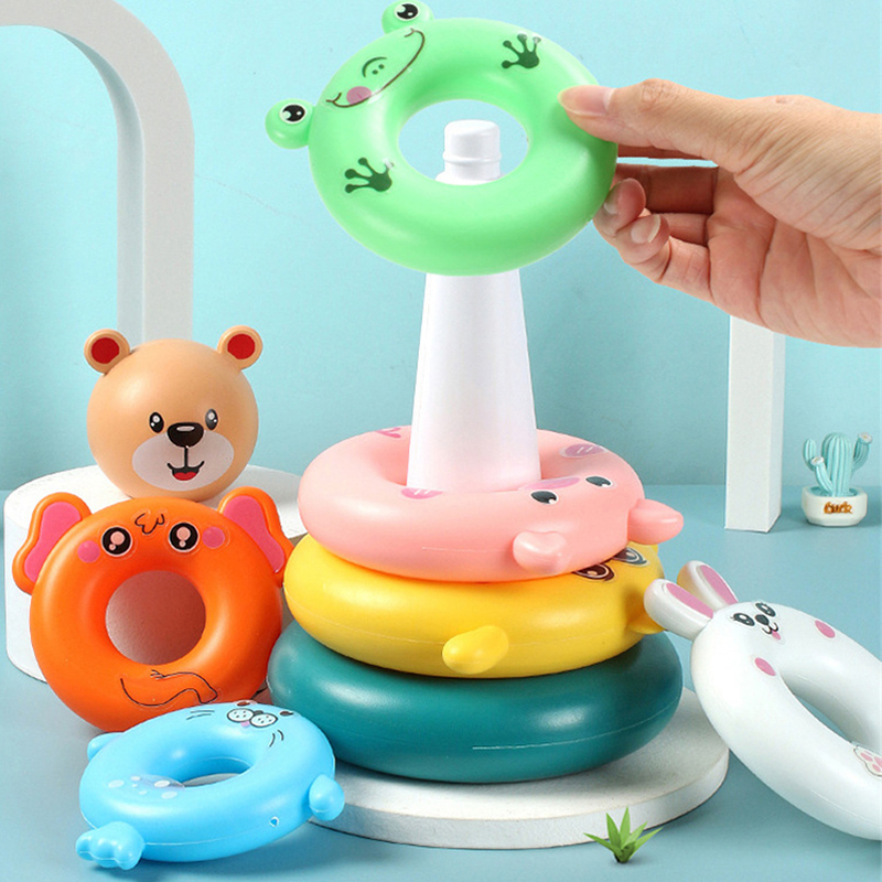 Gökkuşağı istifleme yüzük kule - Kids Outdoor Water Toys incelemesi ve fiyatı