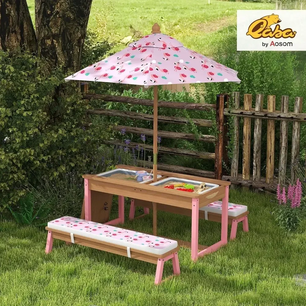 Ahşap Piknik Masası Seti, Şems - Kids Outdoor Umbrella For Table incelemesi ve fiyatı