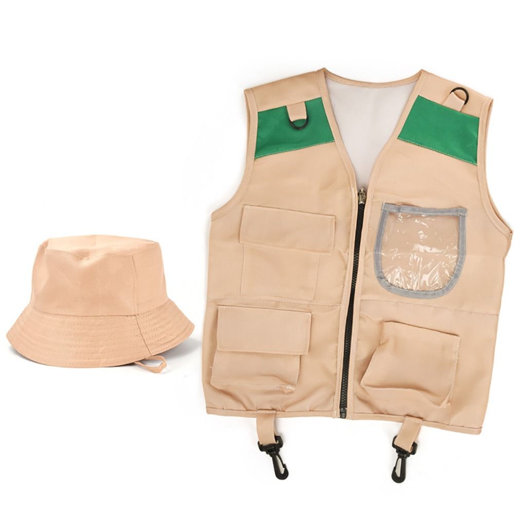 Çok Renkli Kaşif Şapkası Yelek - Kids Outdoor Explorer Kit incelemesi ve fiyatı