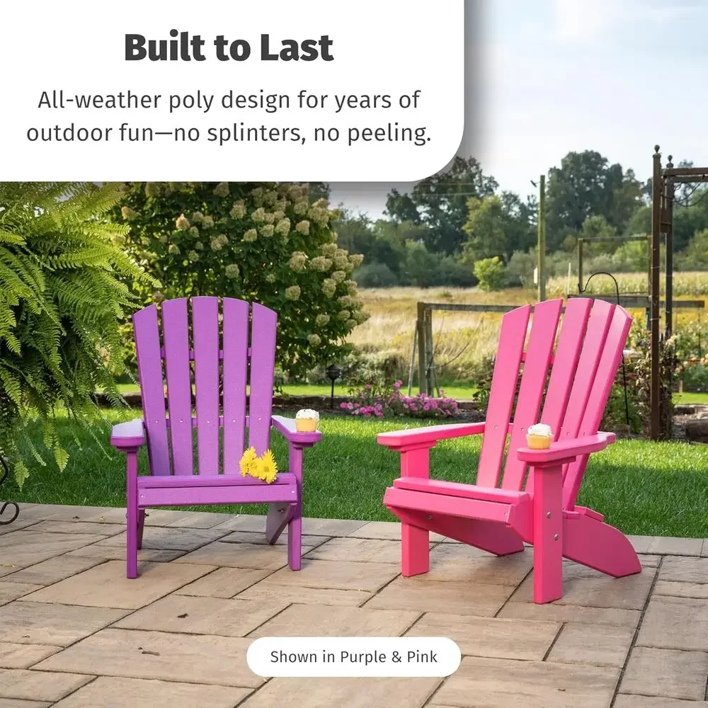 Poly Kids Adirondack Sandalye, - Kids Outdoor Adirondack Chair incelemesi ve fiyatı