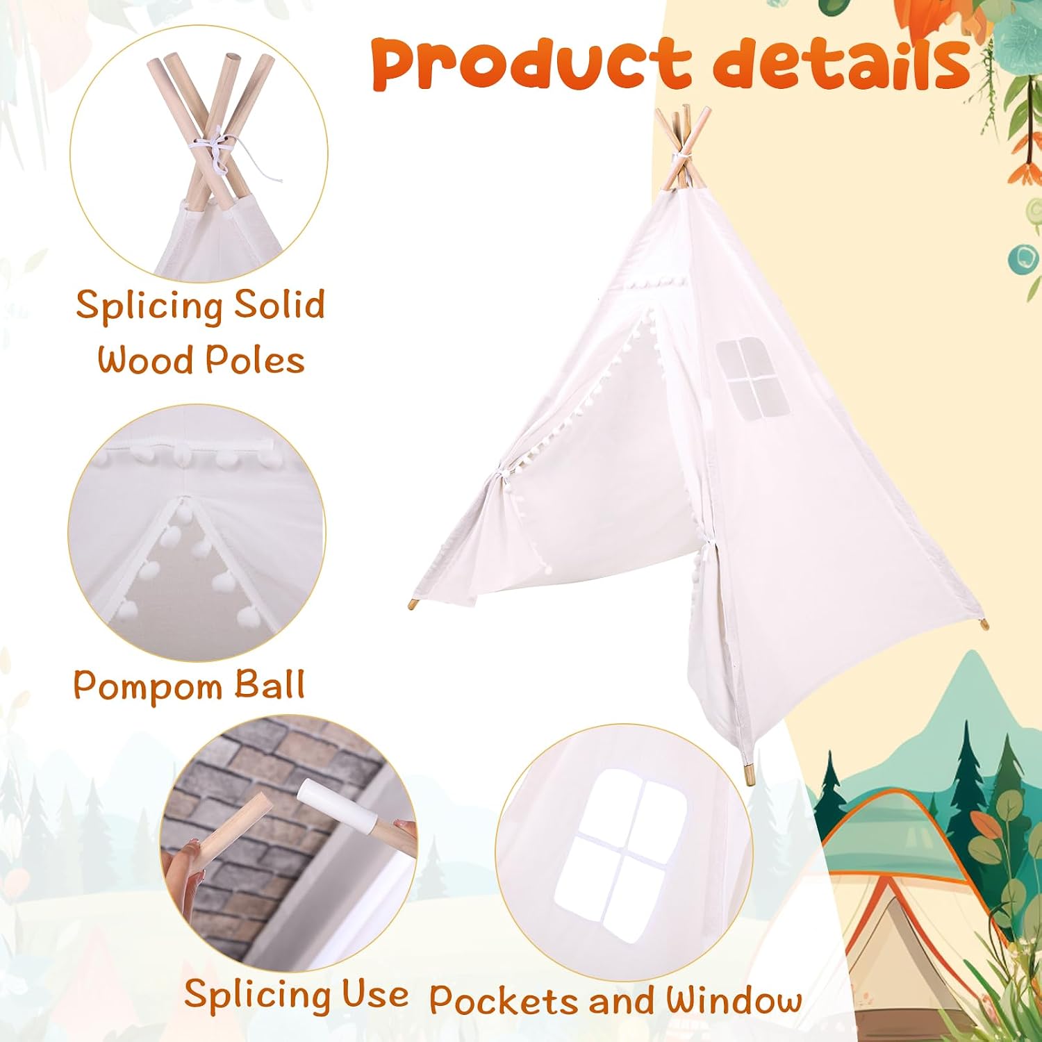 Windyun 6 Parça Çocuk Tipi Çad - Kids Outdoor Tent incelemesi ve fiyatı