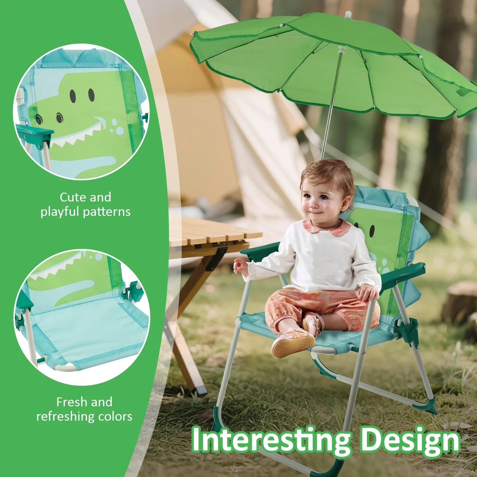 Çocuklar için Katlanabilir Pla - Kids Outdoor Umbrella Chair incelemesi ve fiyatı
