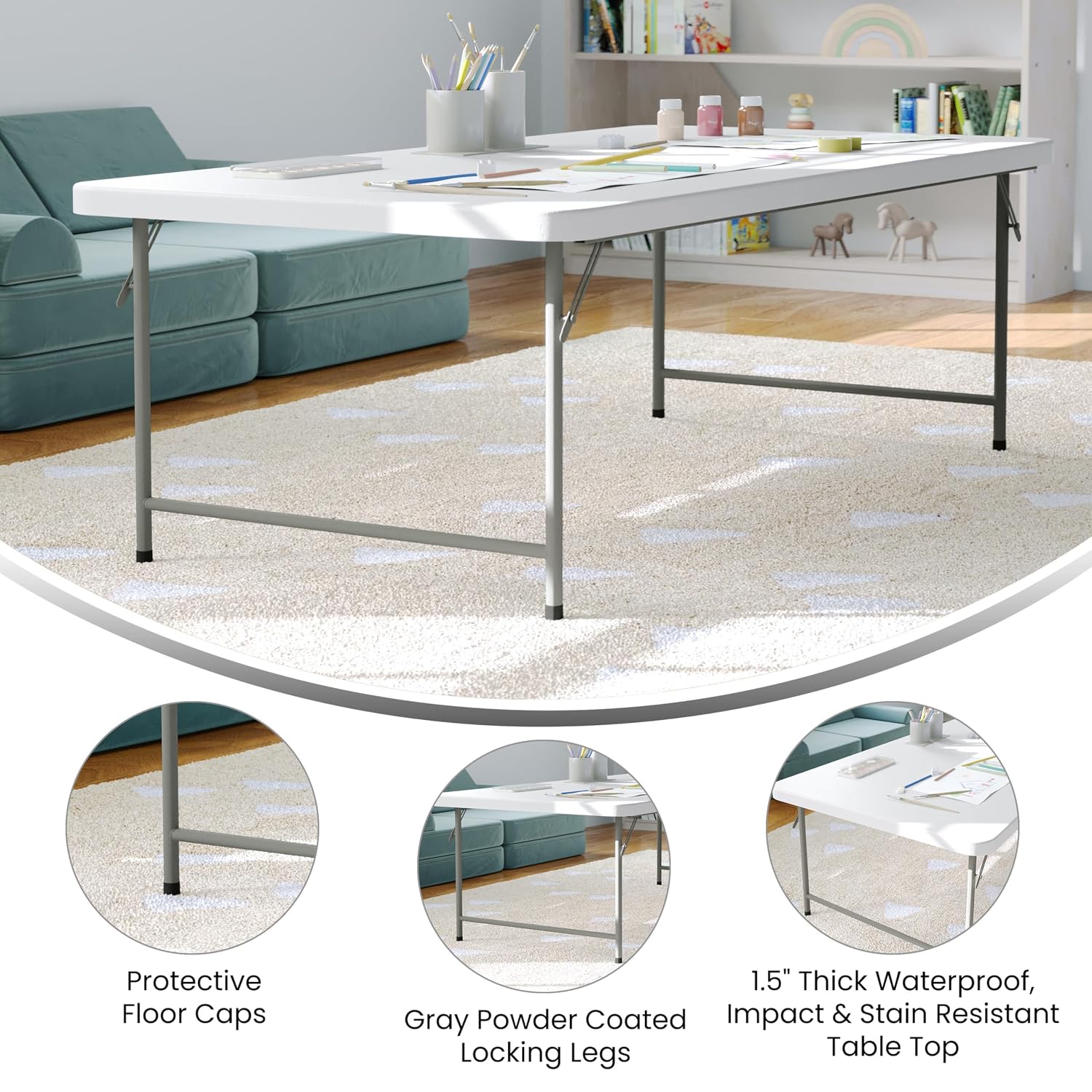 Çocuklar için 4.93ft Plastik K - Kids Outdoor Table incelemesi ve fiyatı