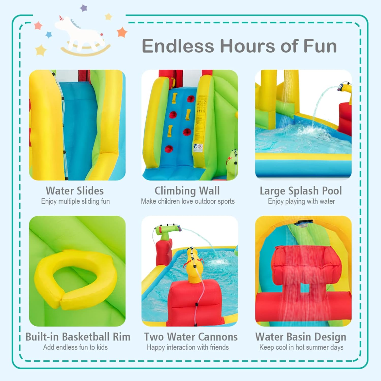 Çocuklar için Mega Şişme Su Pa - Kids Outdoor Fun incelemesi ve fiyatı