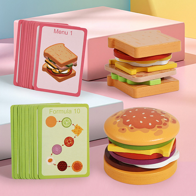 Yeni Ahşap Hamburg Sandviç İst - Kids Outdoor Kitchen Set incelemesi ve fiyatı