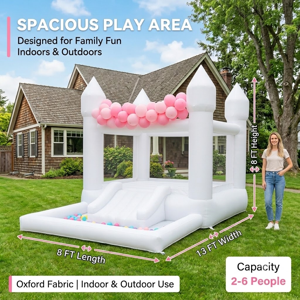 (Üfleyici dahil) 13x8x8FT Şişm - Kids Outdoor Trampoline incelemesi ve fiyatı