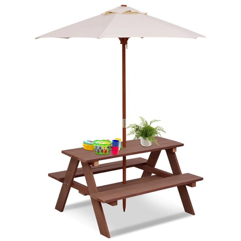 Açık Hava 4 Kişilik Çocuk Pikn - Kids Outdoor Umbrella For Table incelemesi ve fiyatı