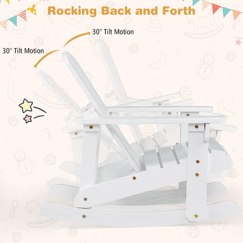 Dış Mekan Ahşap Çocuk Adironda - Kids Outdoor Adirondack Chair incelemesi ve fiyatı