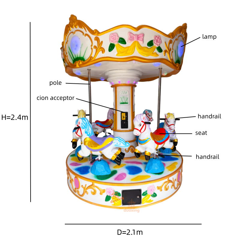 Çocuklar İçin Elektrikli Atlık - Kids Outdoor Merry Go Round incelemesi ve fiyatı